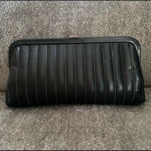 Chanel vertical quilt lambskin clutch